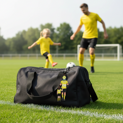 Orement en acrylique « L'équipe de foot de papa »