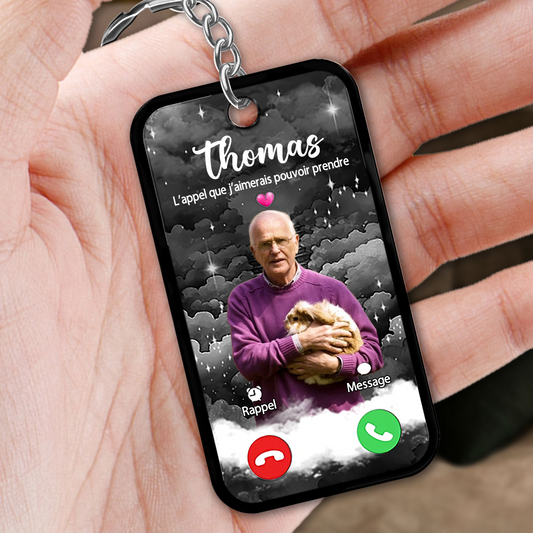 Porte-clés Acrylique Téléphone - Cadeaux de Deuil