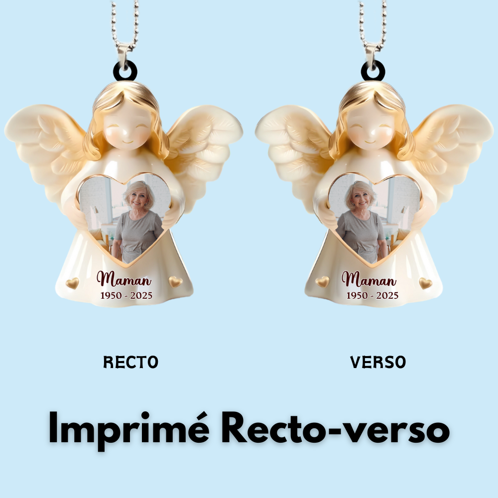 Pendentif personnalisé avec photo – Ange
