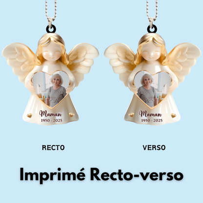 Pendentif personnalisé avec photo – Ange