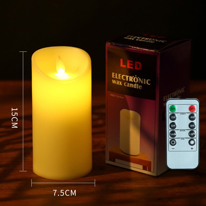 Minuterie avec télécommande pour bougies LED